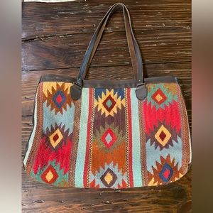 Southwestern print bag